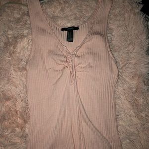 Forever 21 lace up top